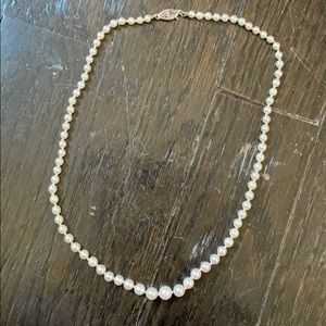 Vintage faux pearl choker